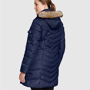 Eddie Bauer Women’s Sun Valley Down Parka - Dark Navy (Size XL)